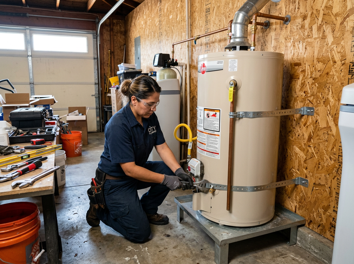 water heater replacement and repair in Silverado
