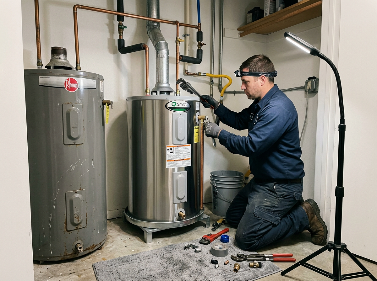 water heater replacement and repair in Georgetown